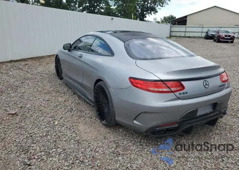 2015 Mercedes-Benz S 63 Amg из США, поврежденный, VIN WDDXJ7JB3FA001561